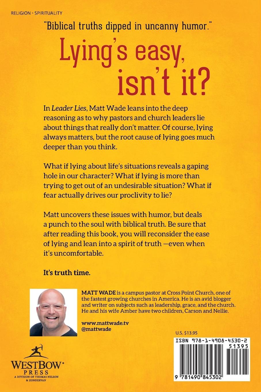 Rückseitencover Leader Lies