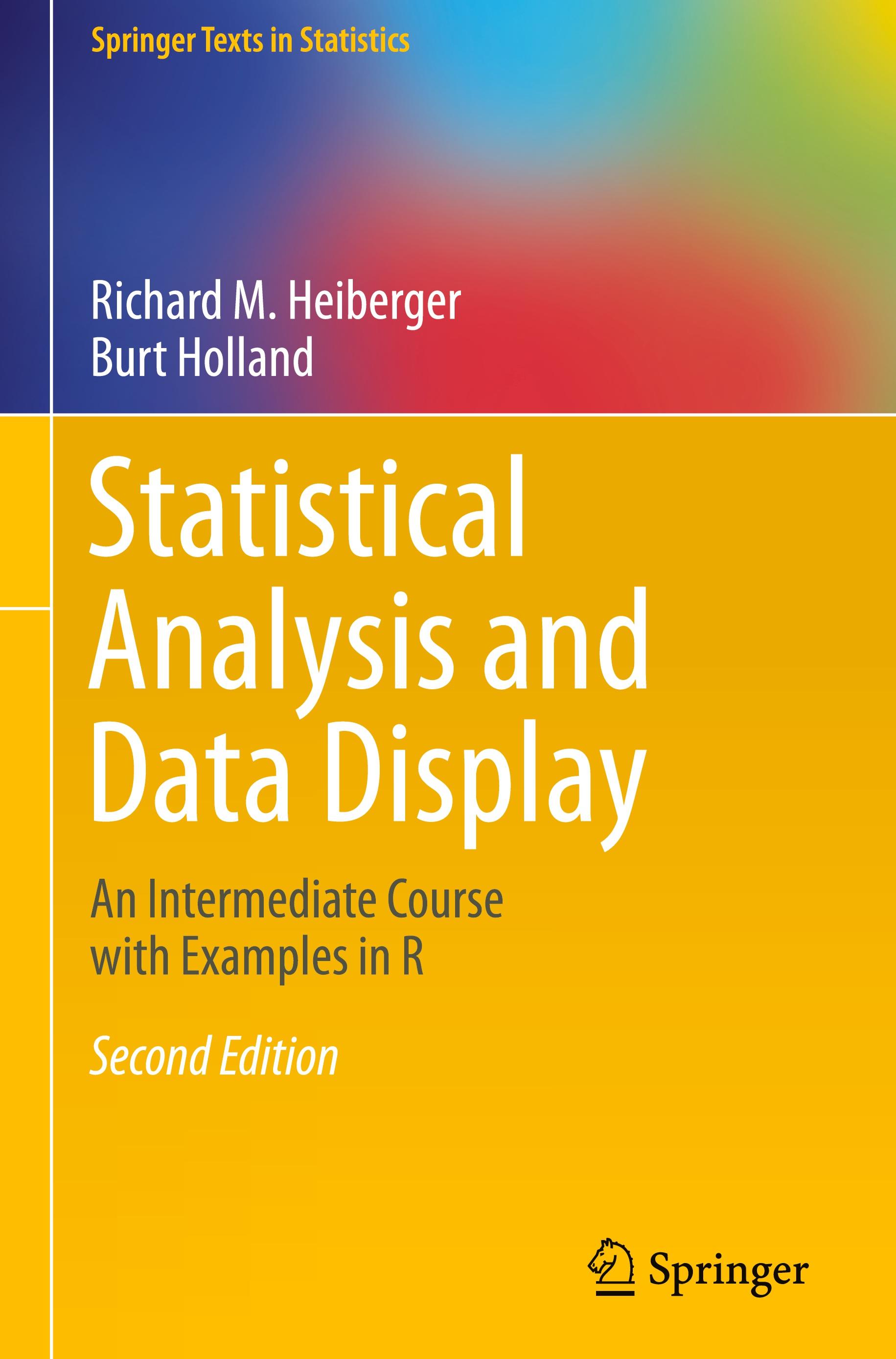 Vorderes Coverbild Statistical Analysis and Data Display
