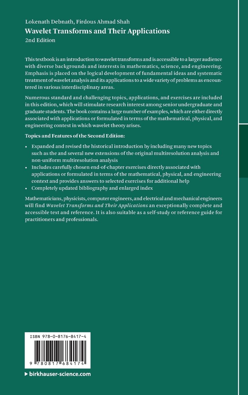 Rückseitencover Wavelet Transforms and Their Applications