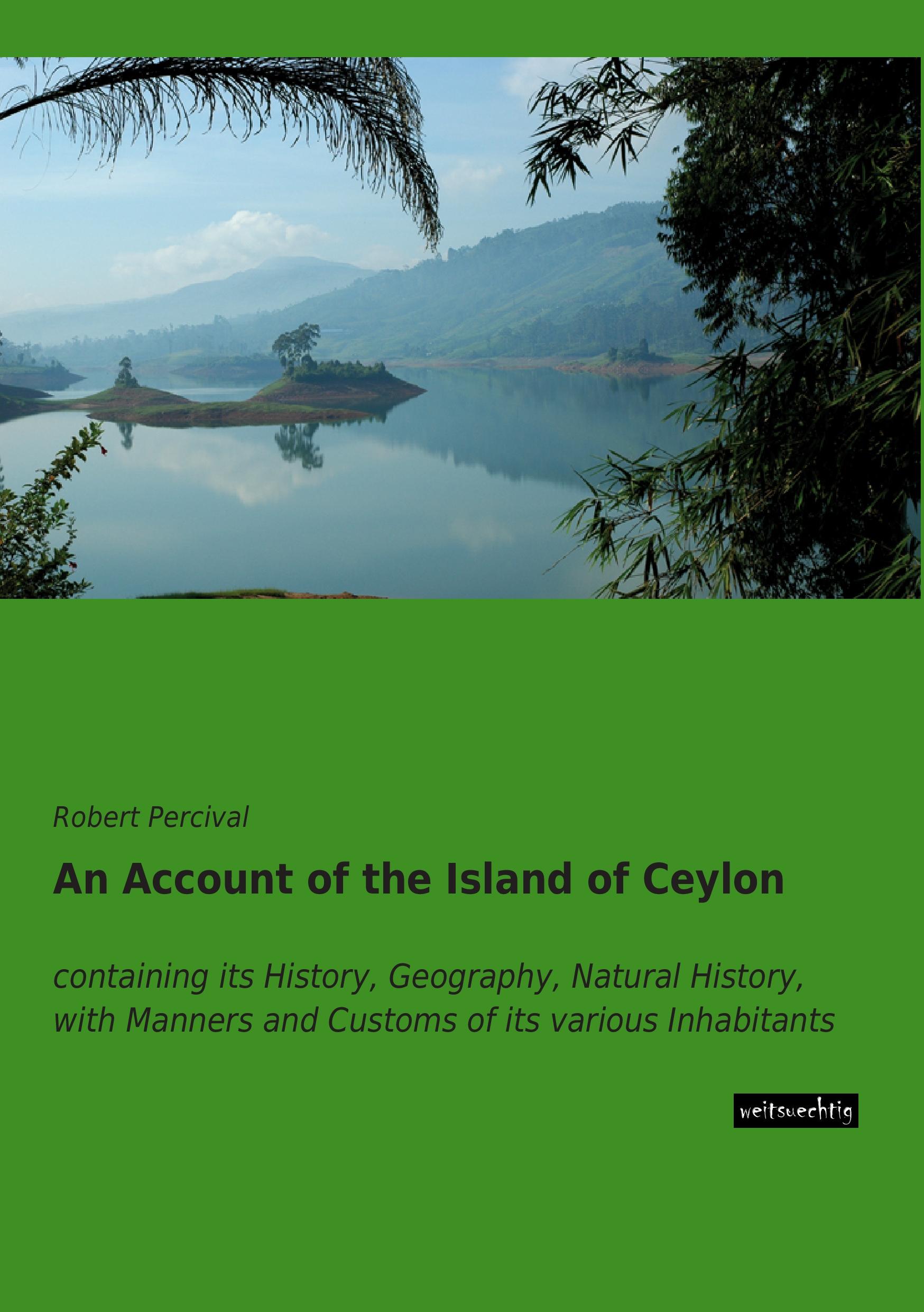 Vorderes Coverbild An Account of the Island of Ceylon