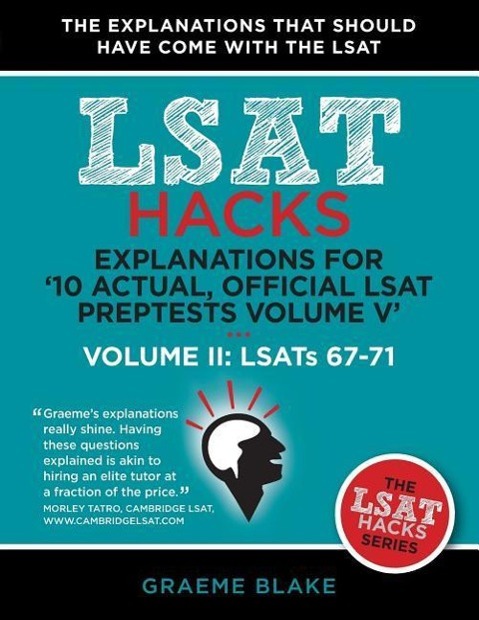 Vorderes Coverbild Explanations for '10 Actual, Official LSAT PrepTests Volume V'