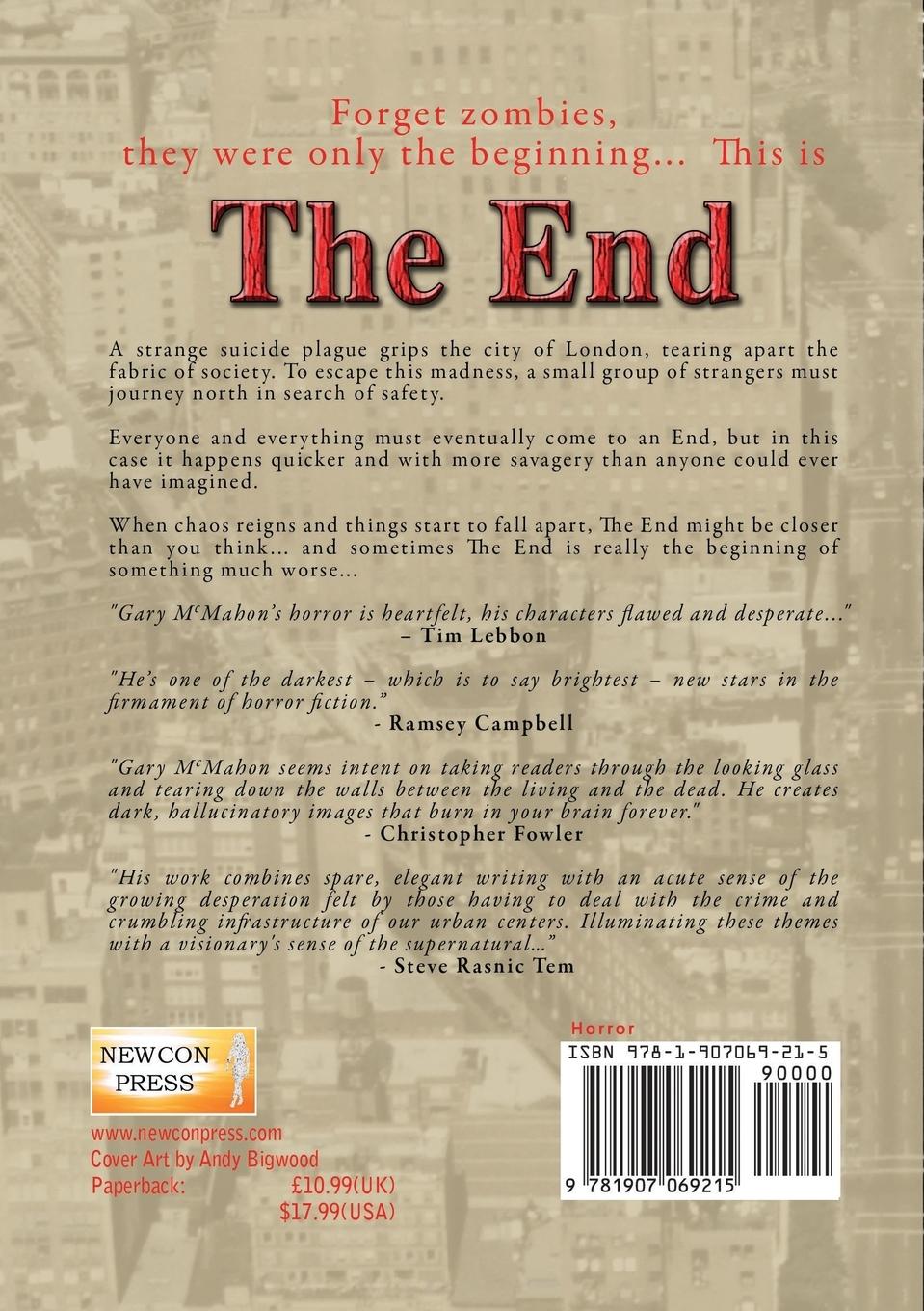 Rückseitencover The End