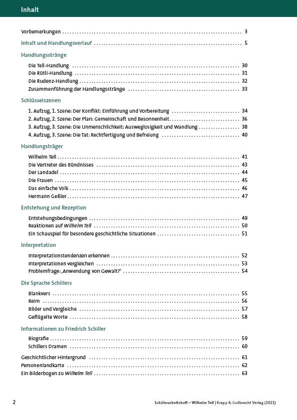 Beispielinhalt (Bild) Wilhelm Tell - Friedrich Schiller