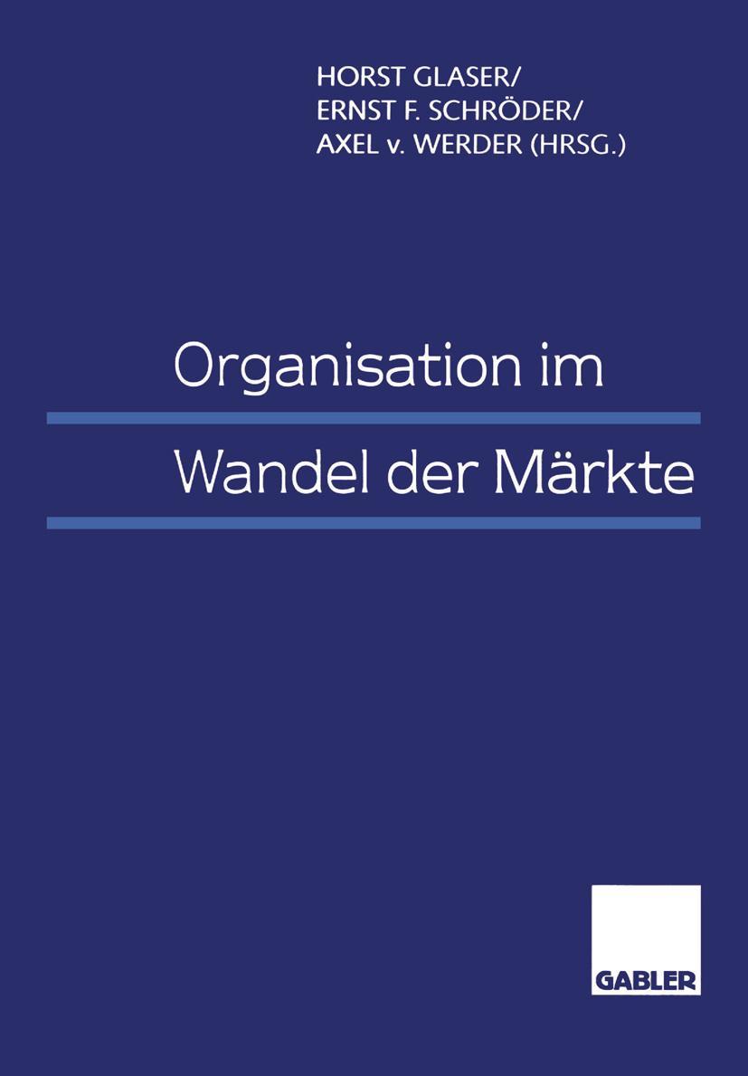 Vorderes Coverbild Organisation im Wandel der Märkte