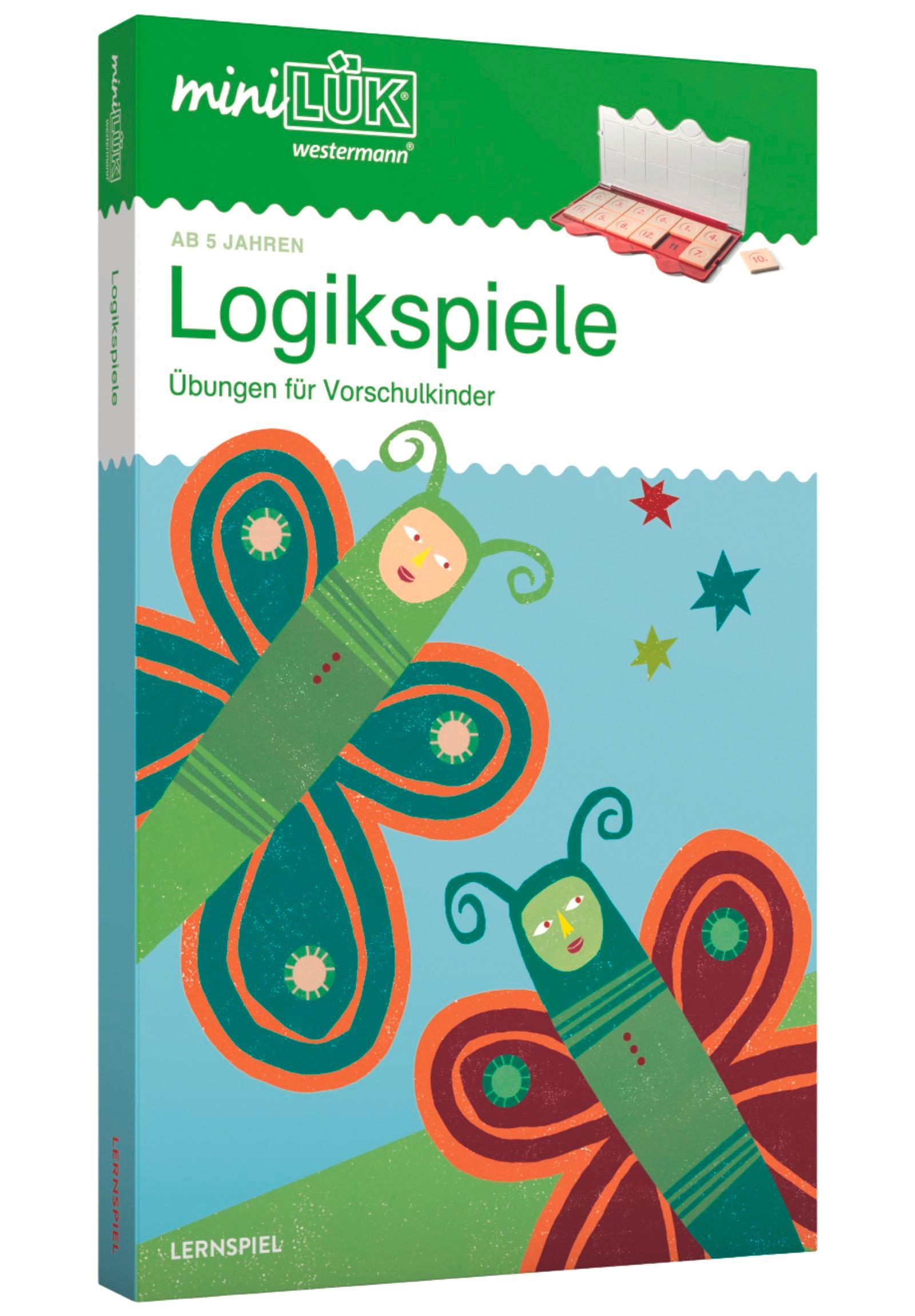 Vorderes Coverbild miniLÜK Set. Logikspiele