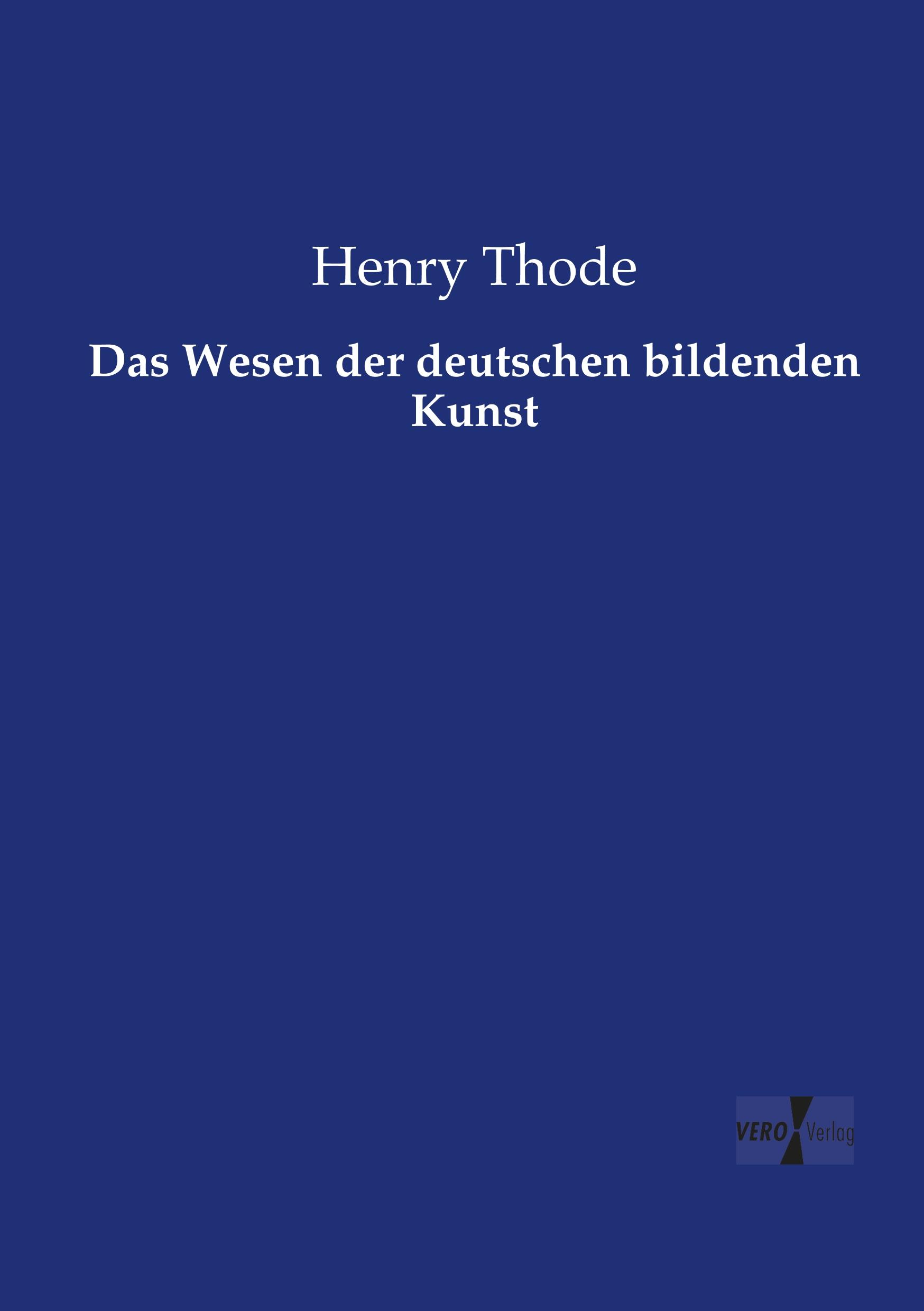 Vorderes Coverbild Das Wesen der deutschen bildenden Kunst