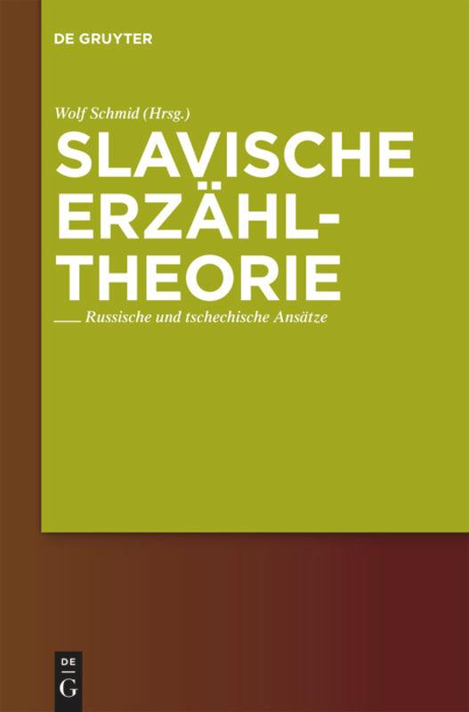 Vorderes Coverbild Slavische Erzähltheorie