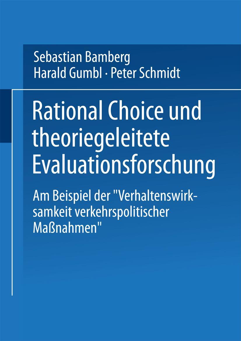 Vorderes Coverbild Rational Choice und theoriegeleitete Evaluationsforschung