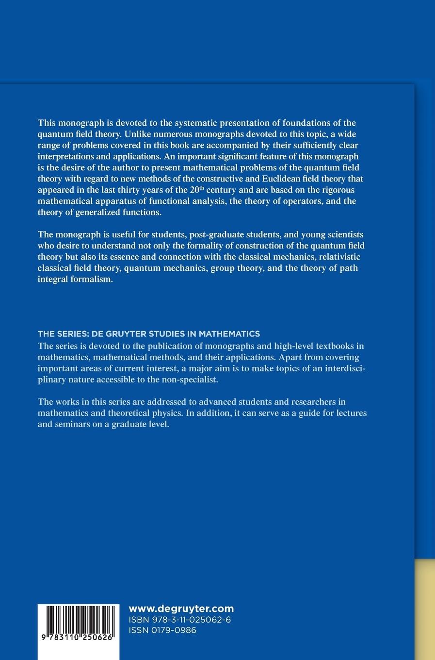 Rückseitencover Theory of Interacting Quantum Fields