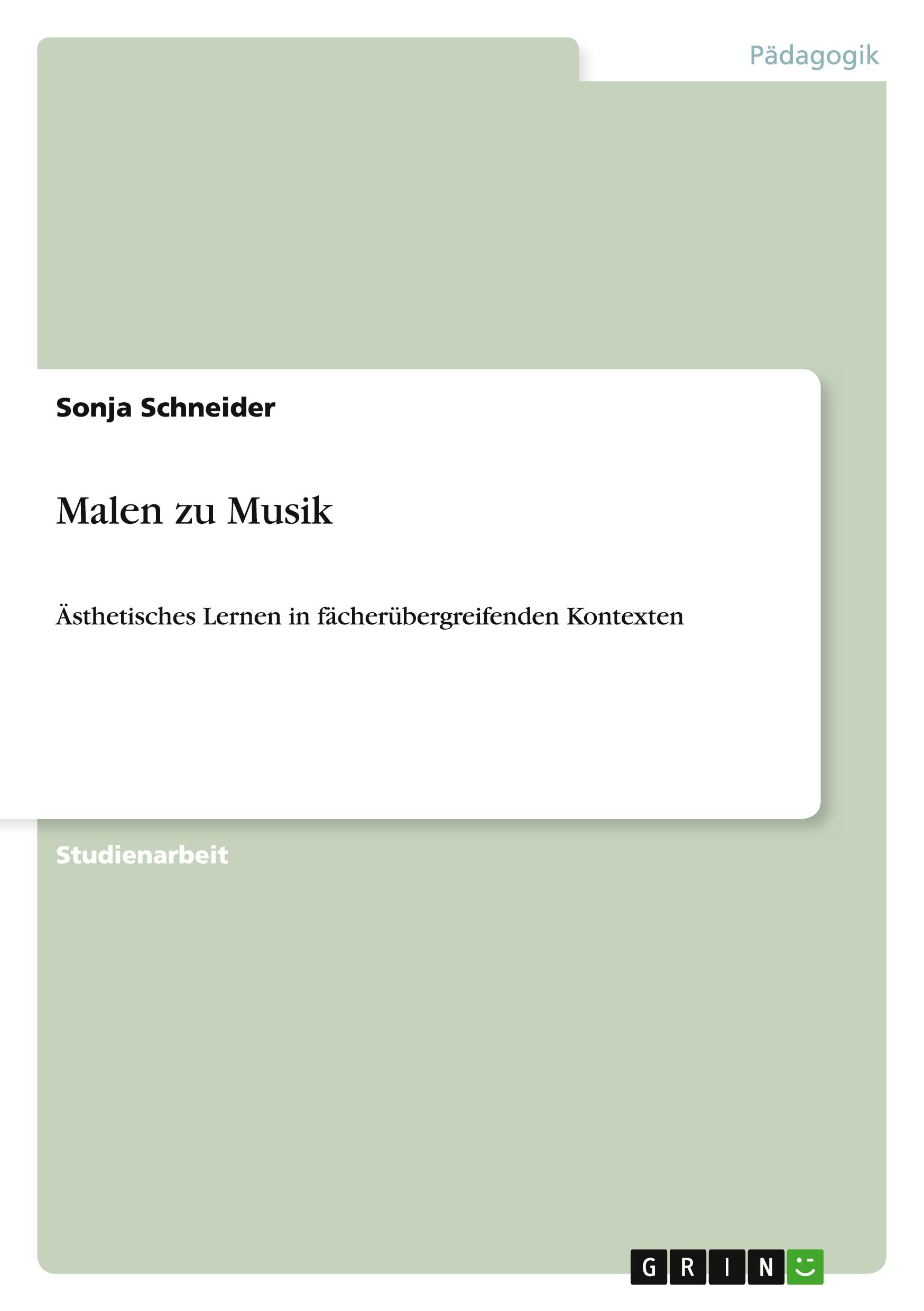 Vorderes Coverbild Malen zu Musik