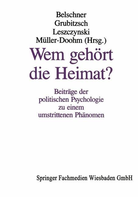 Vorderes Coverbild Wem gehört die Heimat?