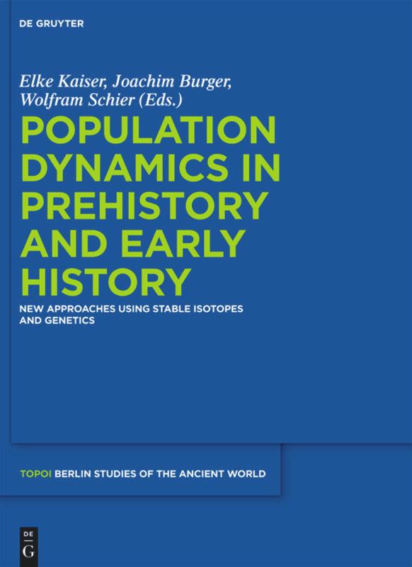 Vorderes Coverbild Population Dynamics in Prehistory and Early History
