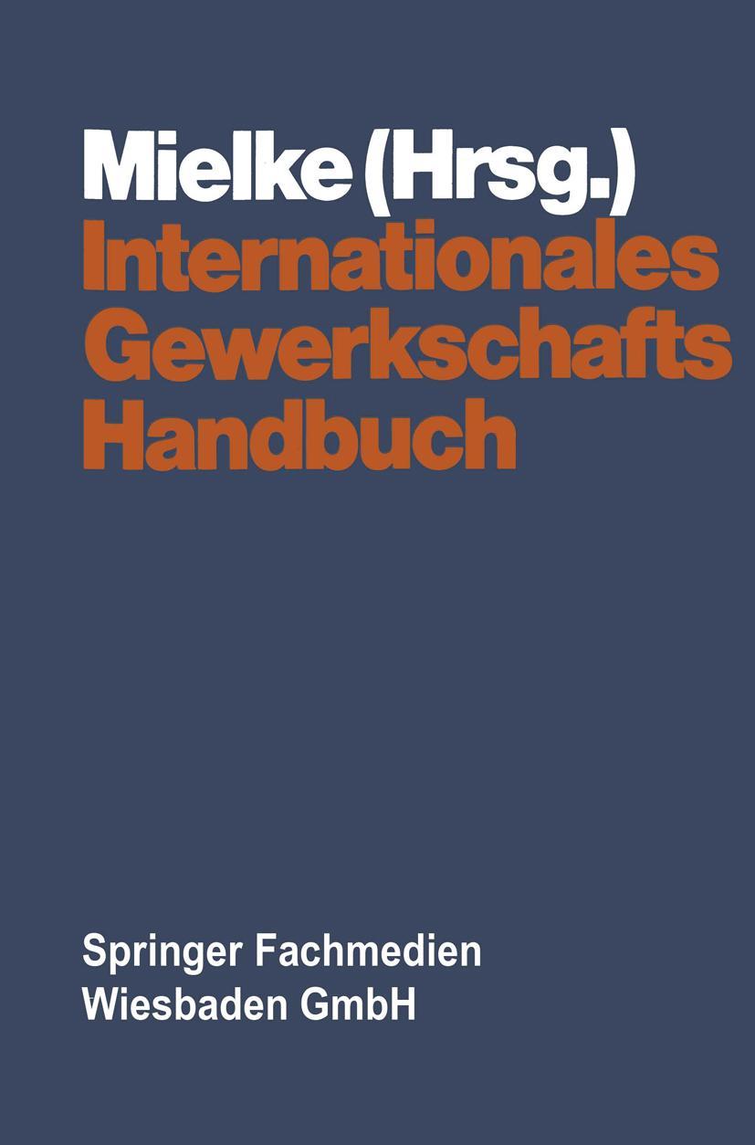 Vorderes Coverbild Internationales Gewerkschaftshandbuch