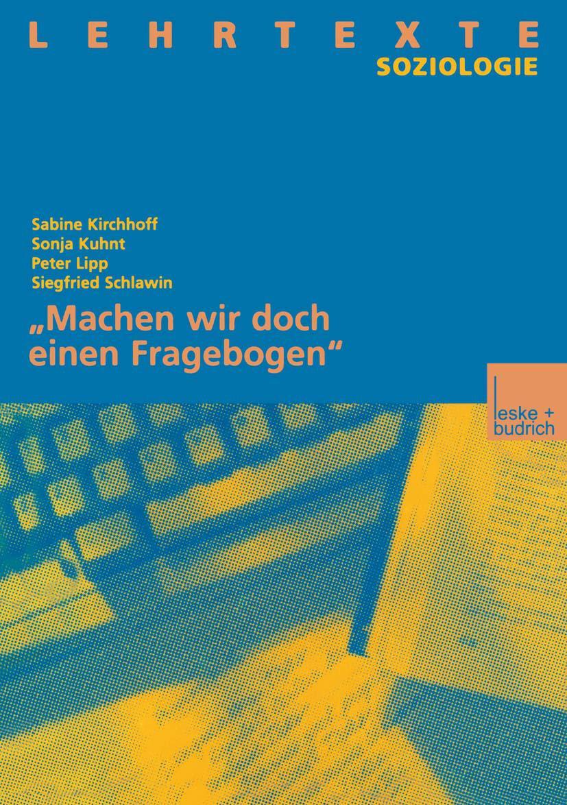 Vorderes Coverbild "Machen wir doch einen Fragebogen"
