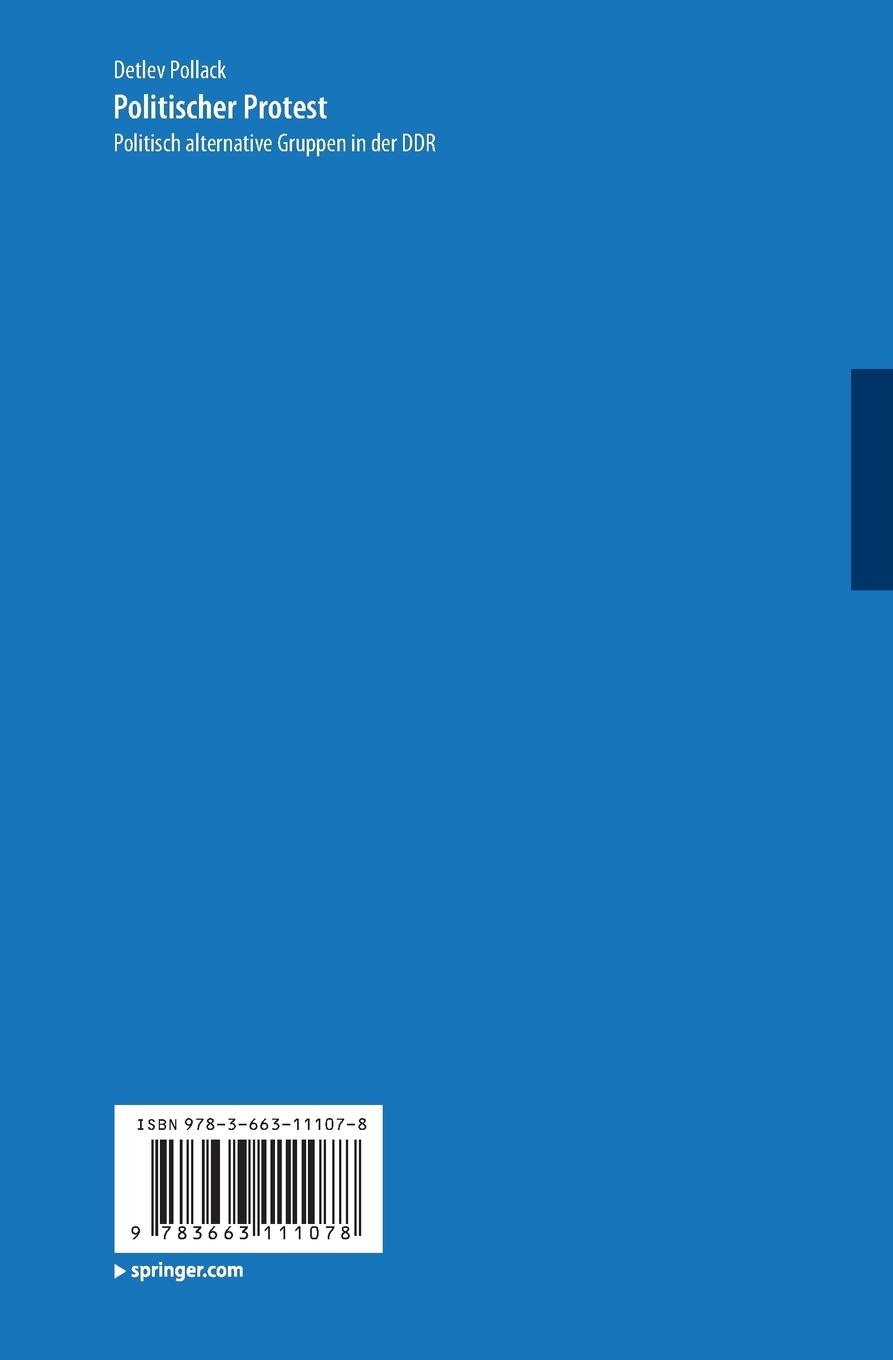 Rückseitencover Politischer Protest