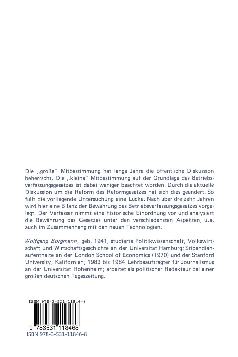 Rückseitencover Reformgesetz in der Bewährung
