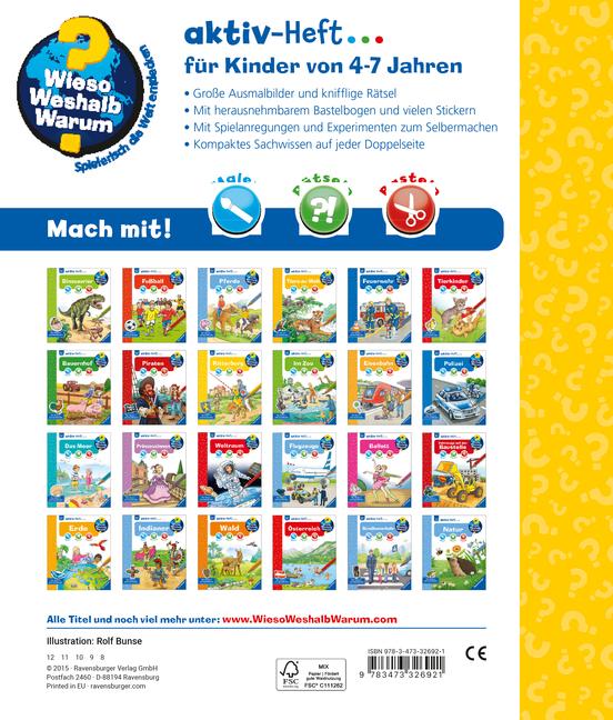 Beispielinhalt (Bild) Wieso? Weshalb? Warum? aktiv-Heft: Ritterburg