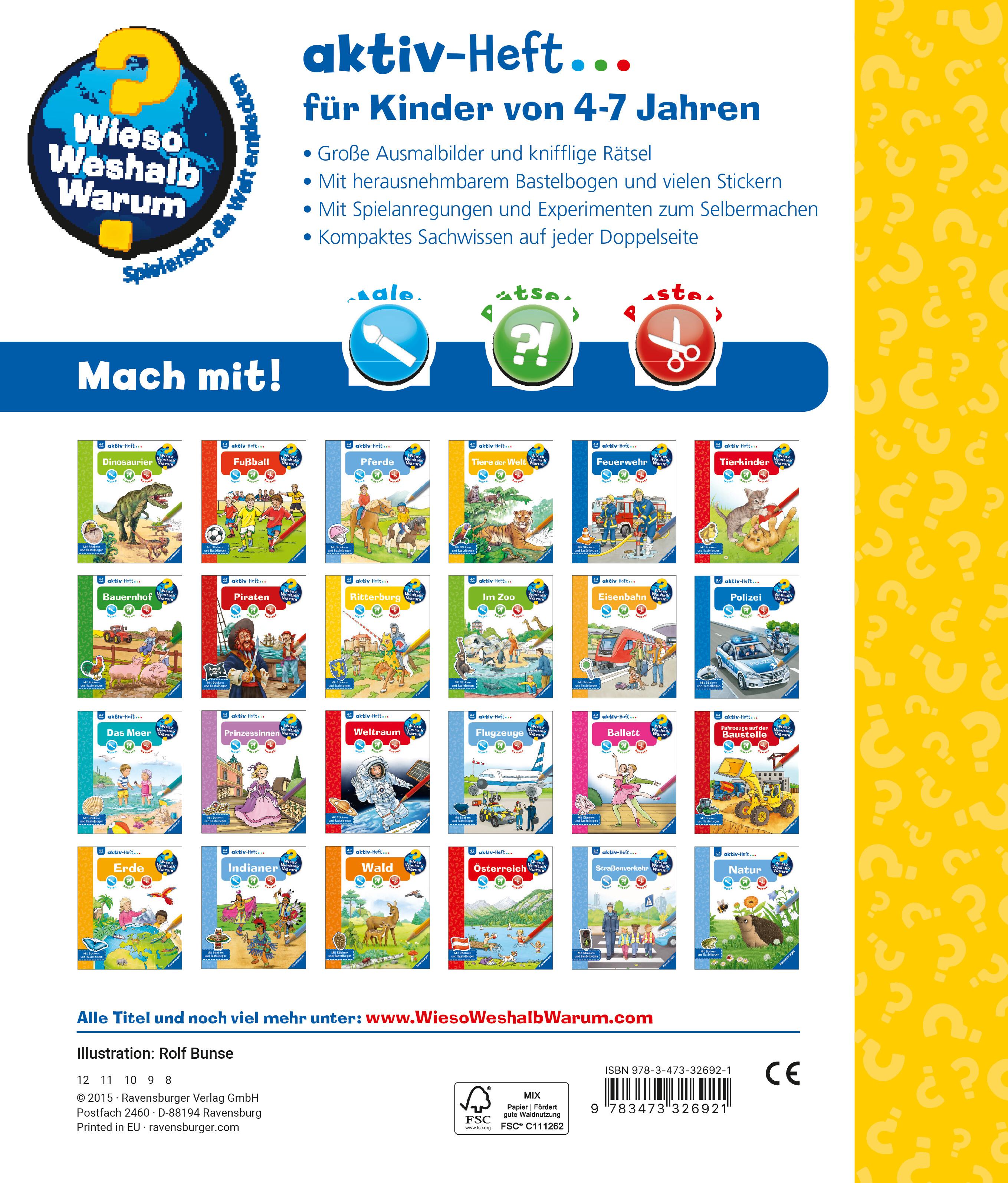 Rückseitencover Wieso? Weshalb? Warum? aktiv-Heft: Ritterburg