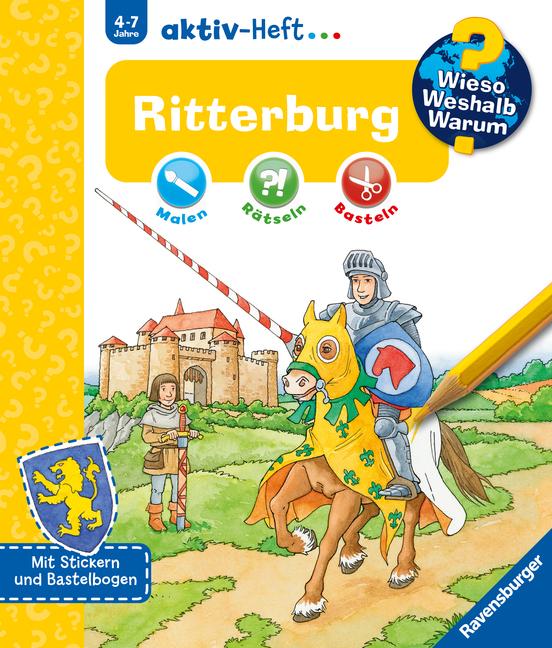 Vorderes Coverbild Wieso? Weshalb? Warum? aktiv-Heft: Ritterburg