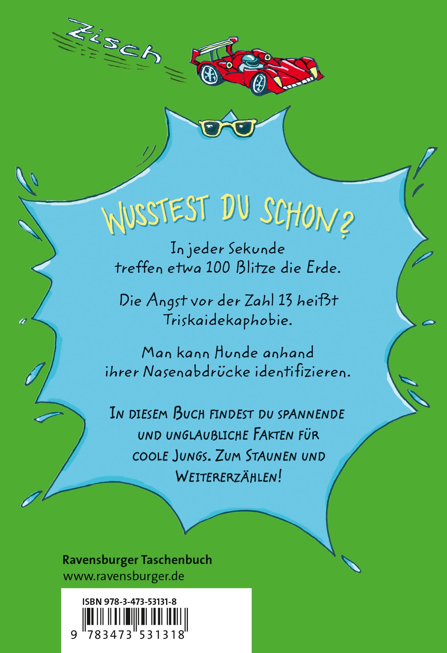 Rückseitencover Welcher Käse stinkt am meisten? Verrückte Fakten für coole Jungs 1