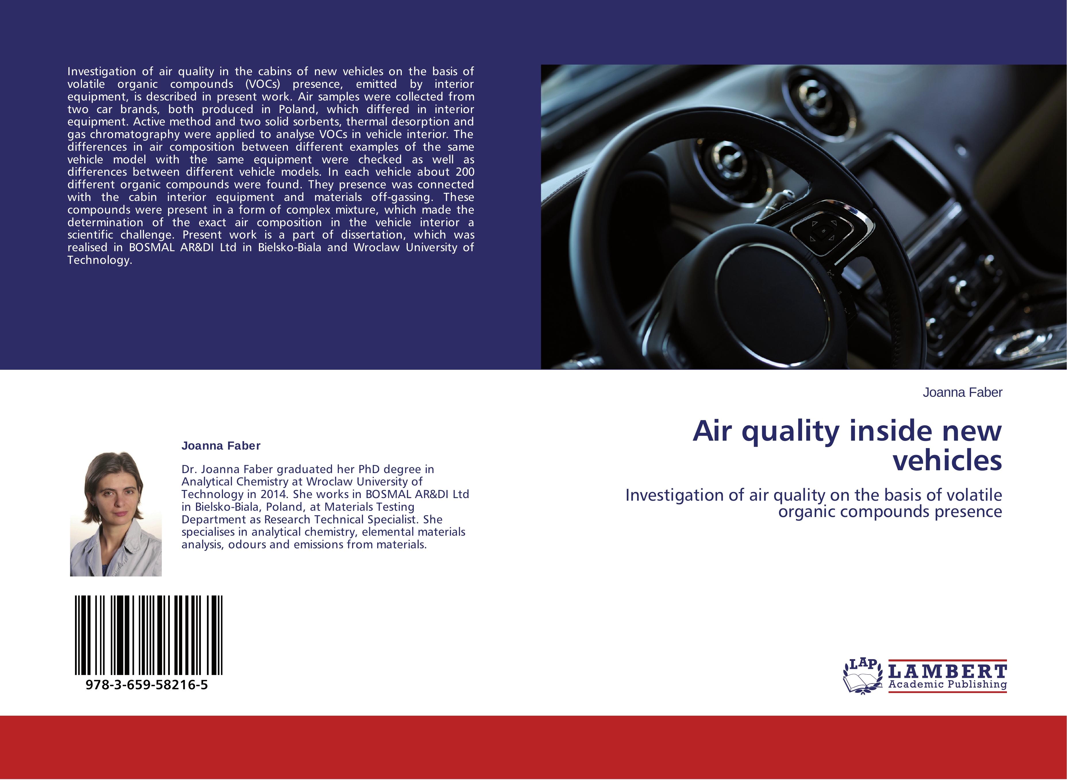 Vorderes Coverbild Air quality inside new vehicles