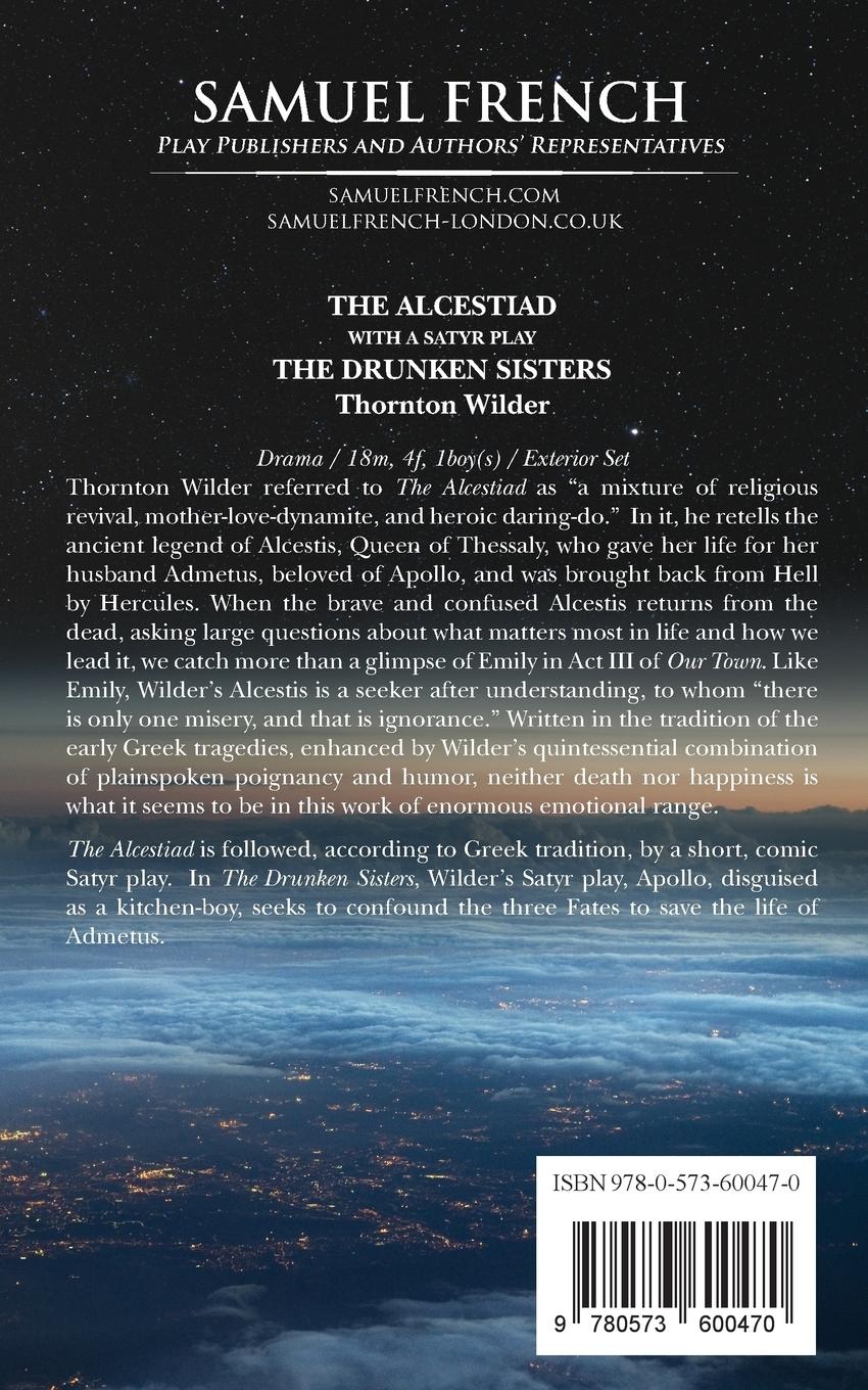 Rückseitencover The Alcestiad