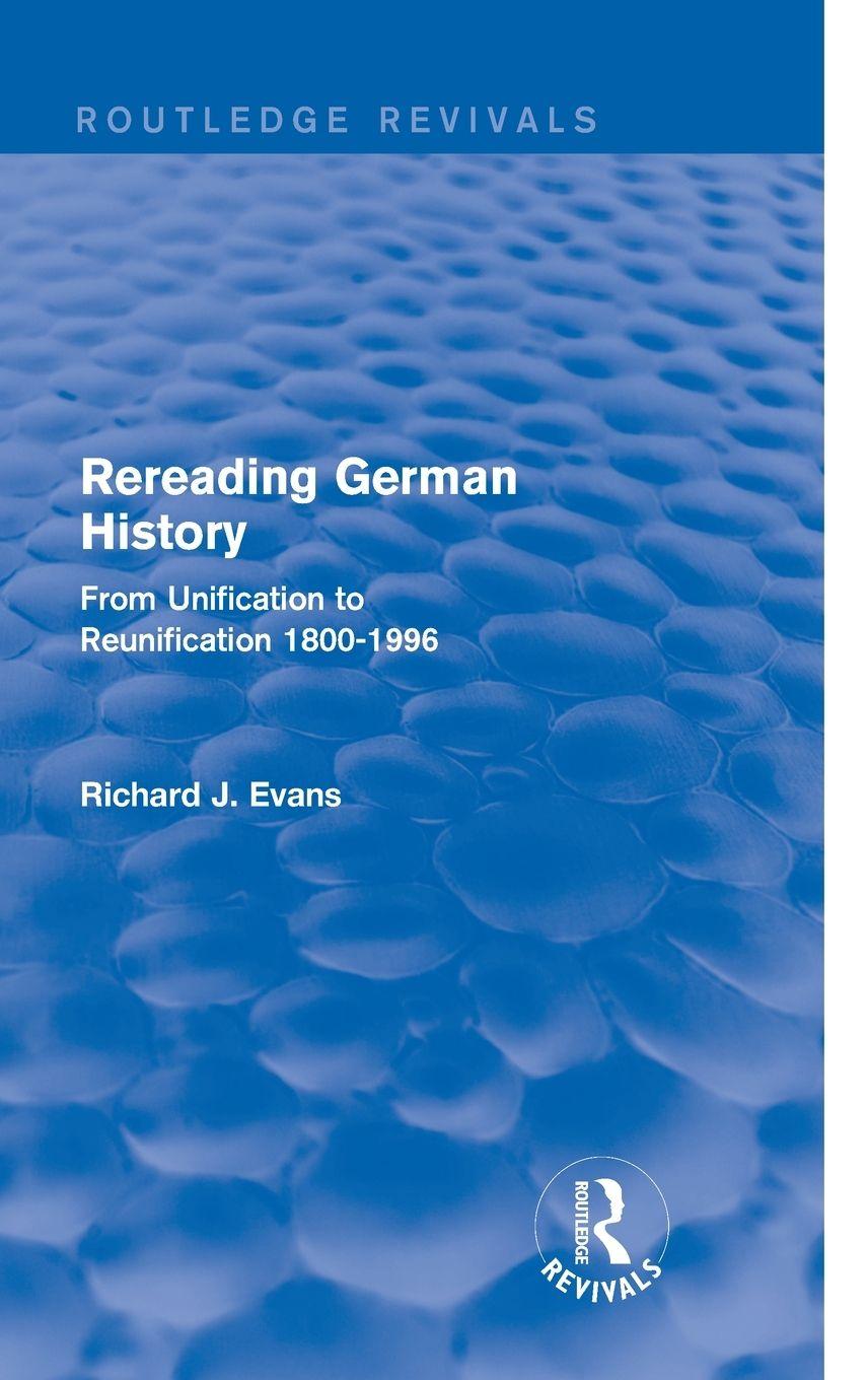 Vorderes Coverbild Rereading German History (Routledge Revivals)