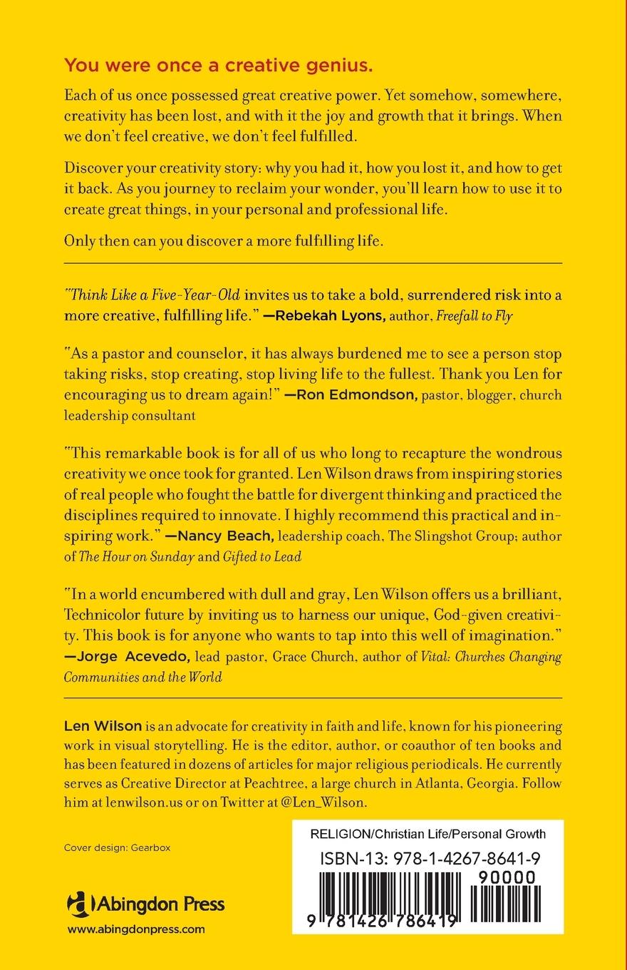 Rückseitencover Think Like a 5 Year Old