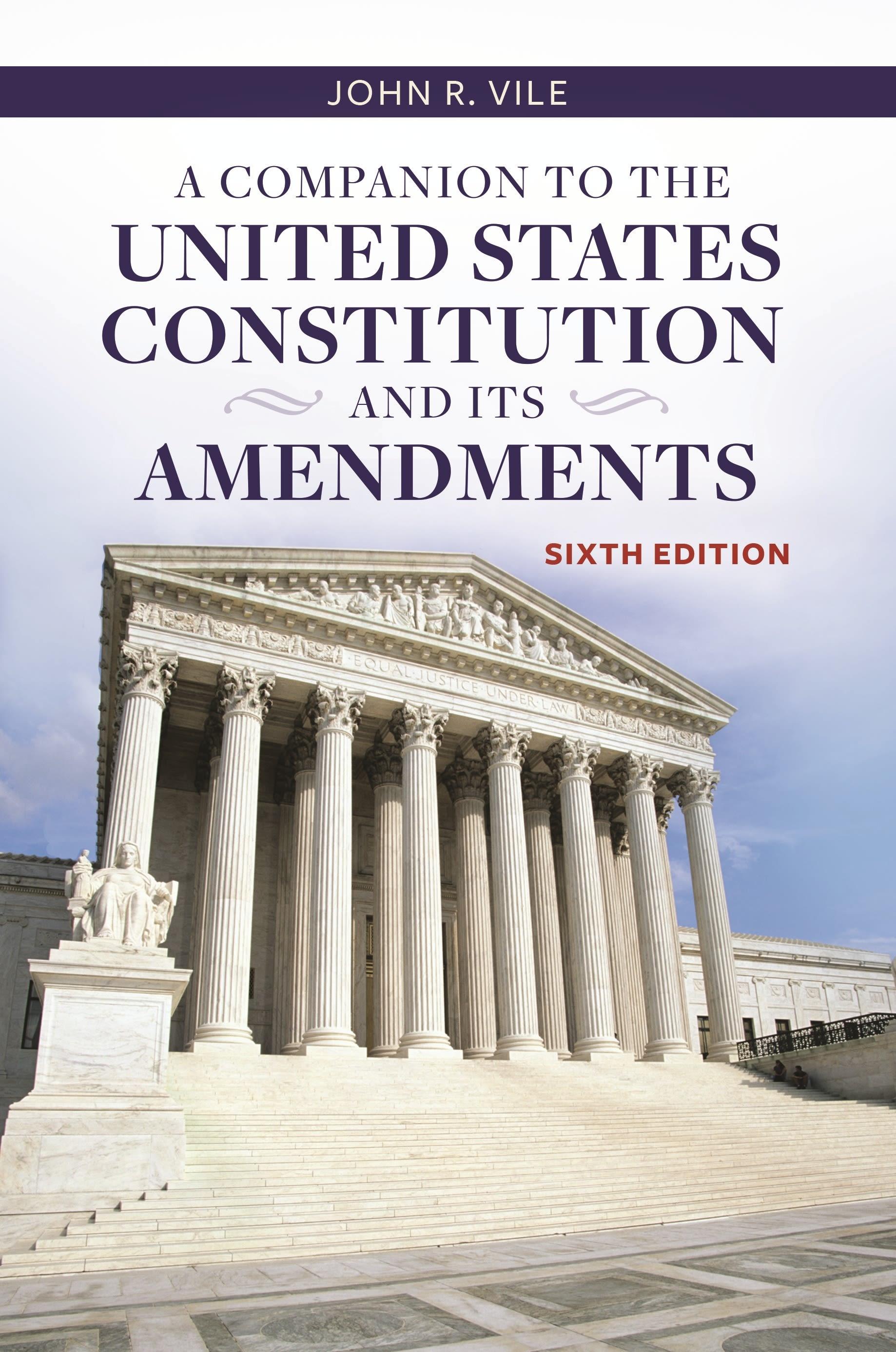 Vorderes Coverbild A Companion to the United States Constitution and Its Amendments