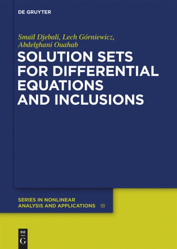 Vorderes Coverbild Solution Sets for Differential Equations and Inclusions