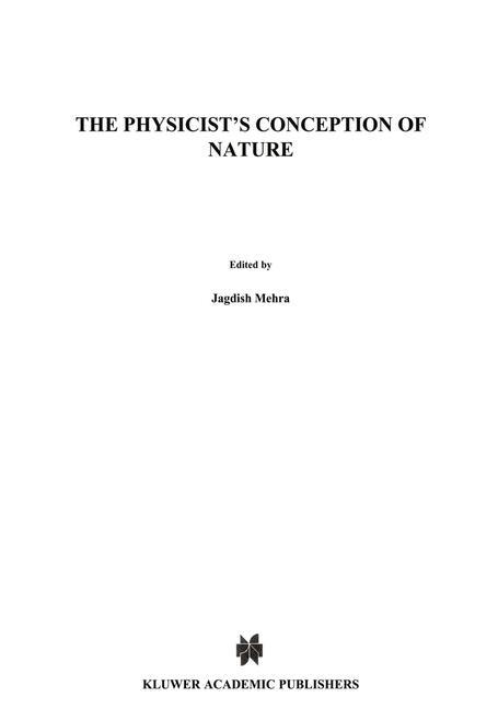 Vorderes Coverbild The Physicist's Conception of Nature