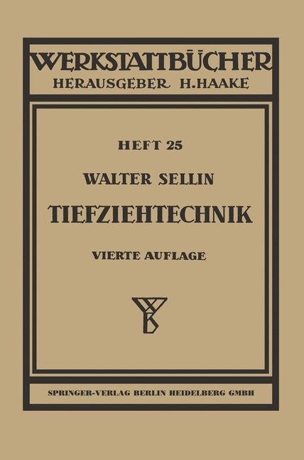 Vorderes Coverbild Tiefziehtechnik