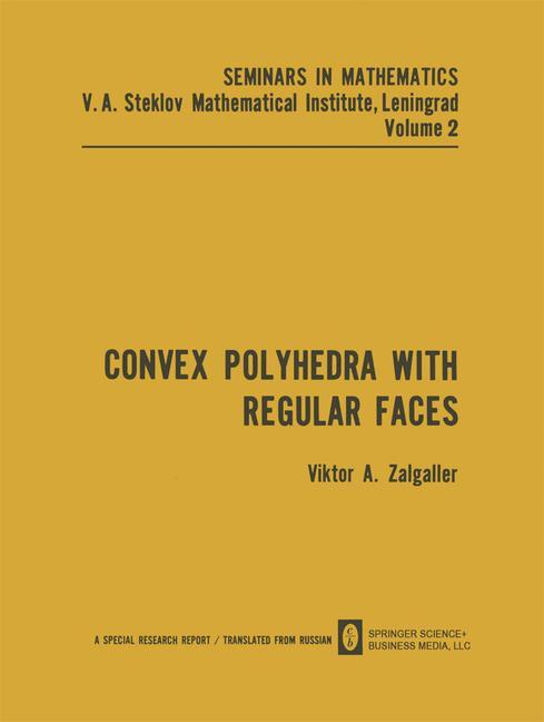 Vorderes Coverbild Convex Polyhedra with Regular Faces