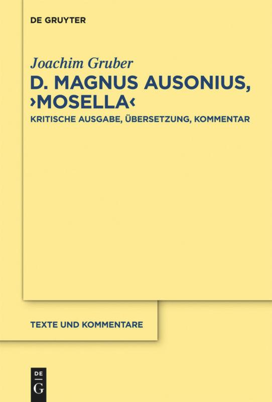 Vorderes Coverbild D. Magnus Ausonius, "Mosella"