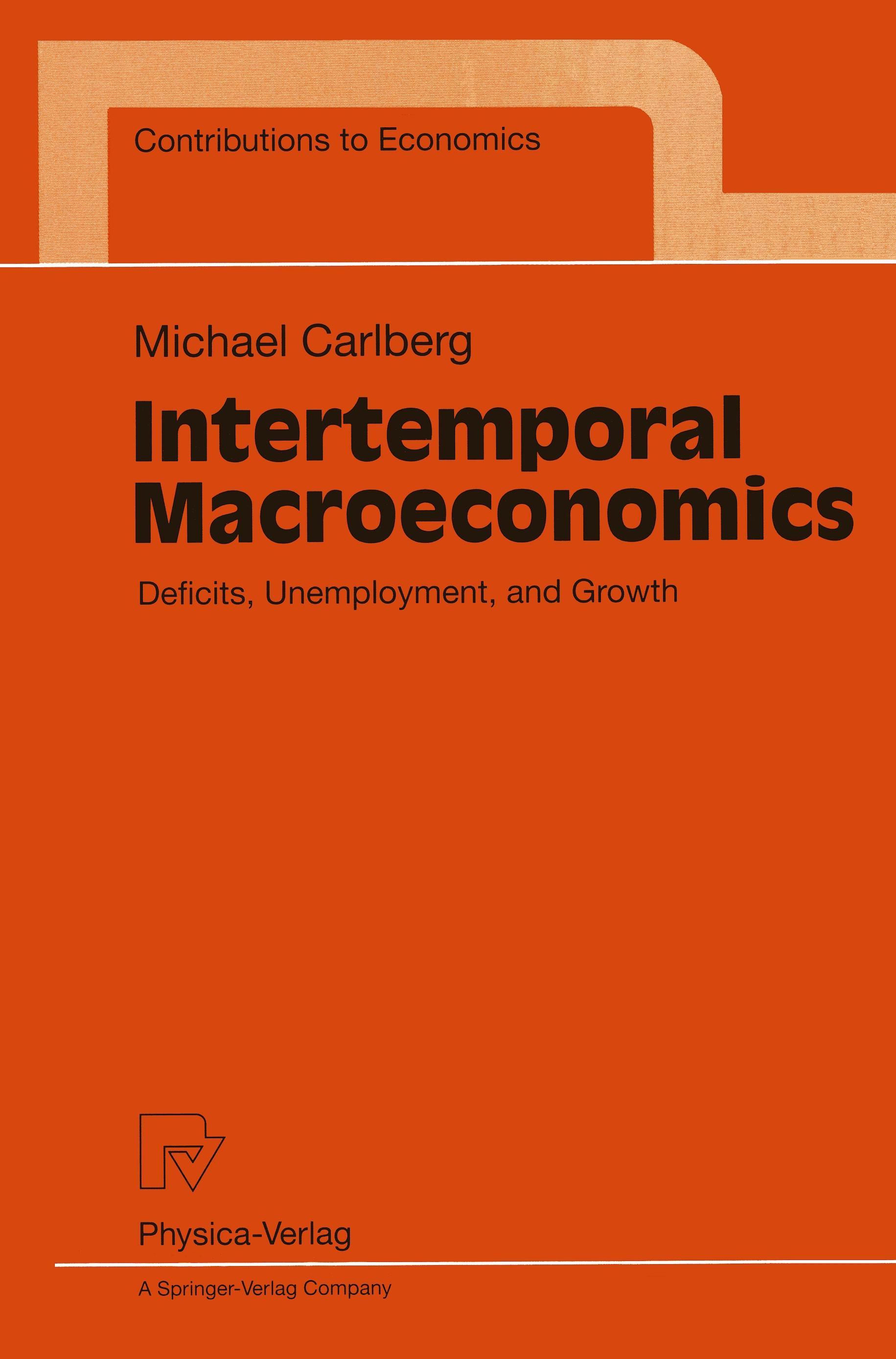 Vorderes Coverbild Intertemporal Macroeconomics