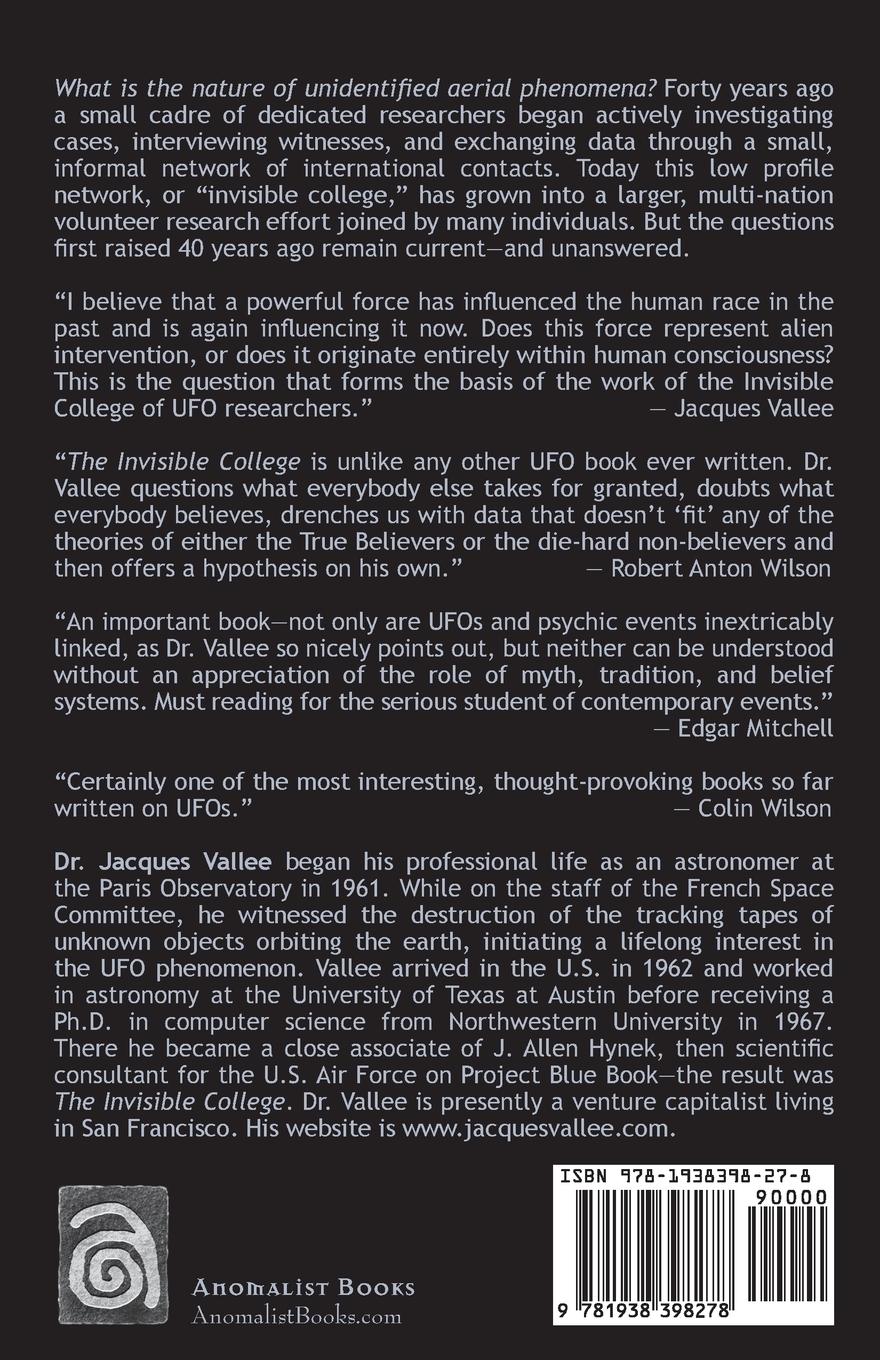 Rückseitencover The Invisible College