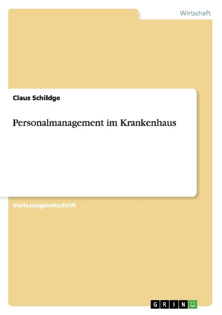 Vorderes Coverbild Personalmanagement im Krankenhaus