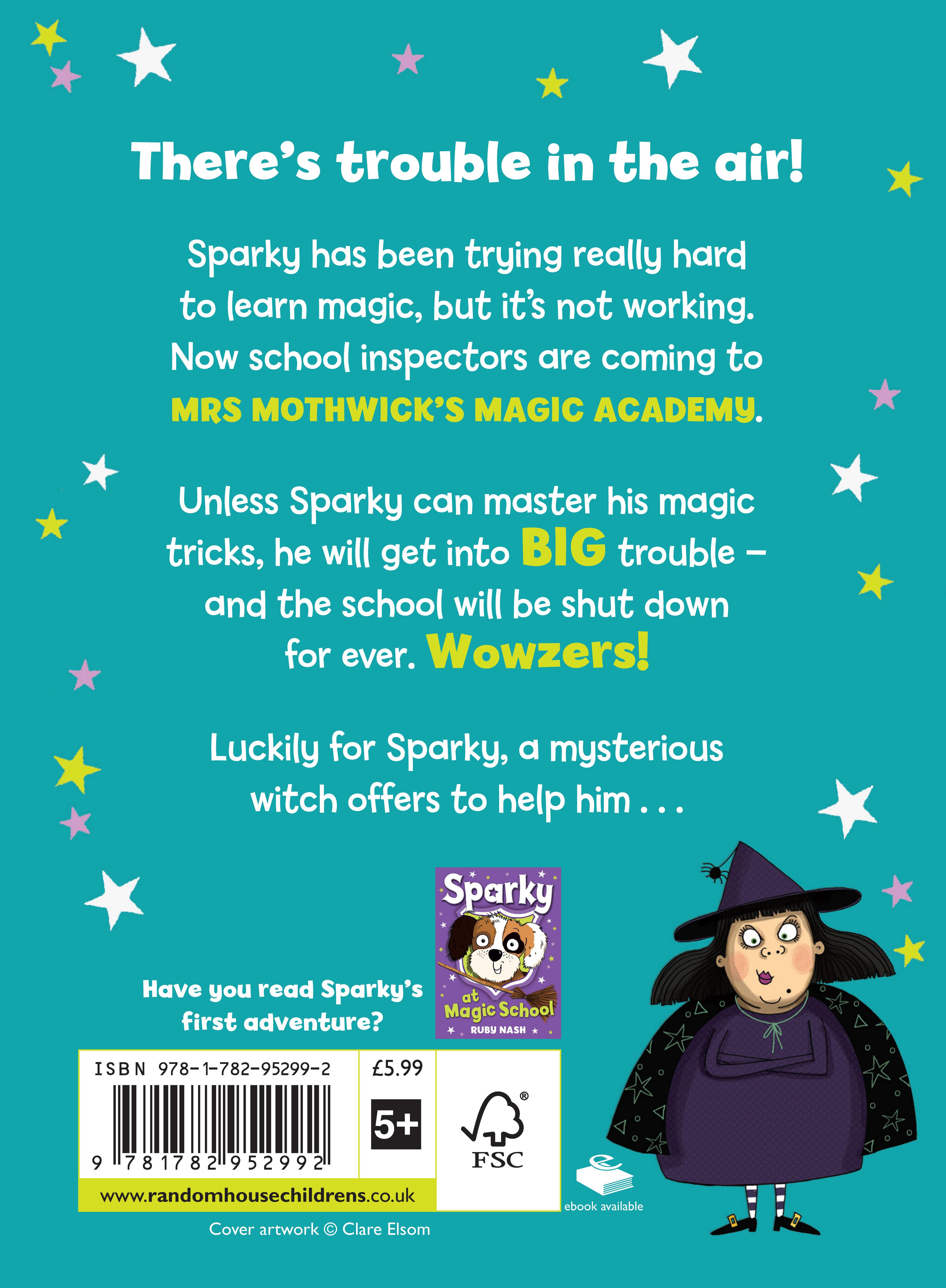 Rückseitencover Sparkys Bad Spell