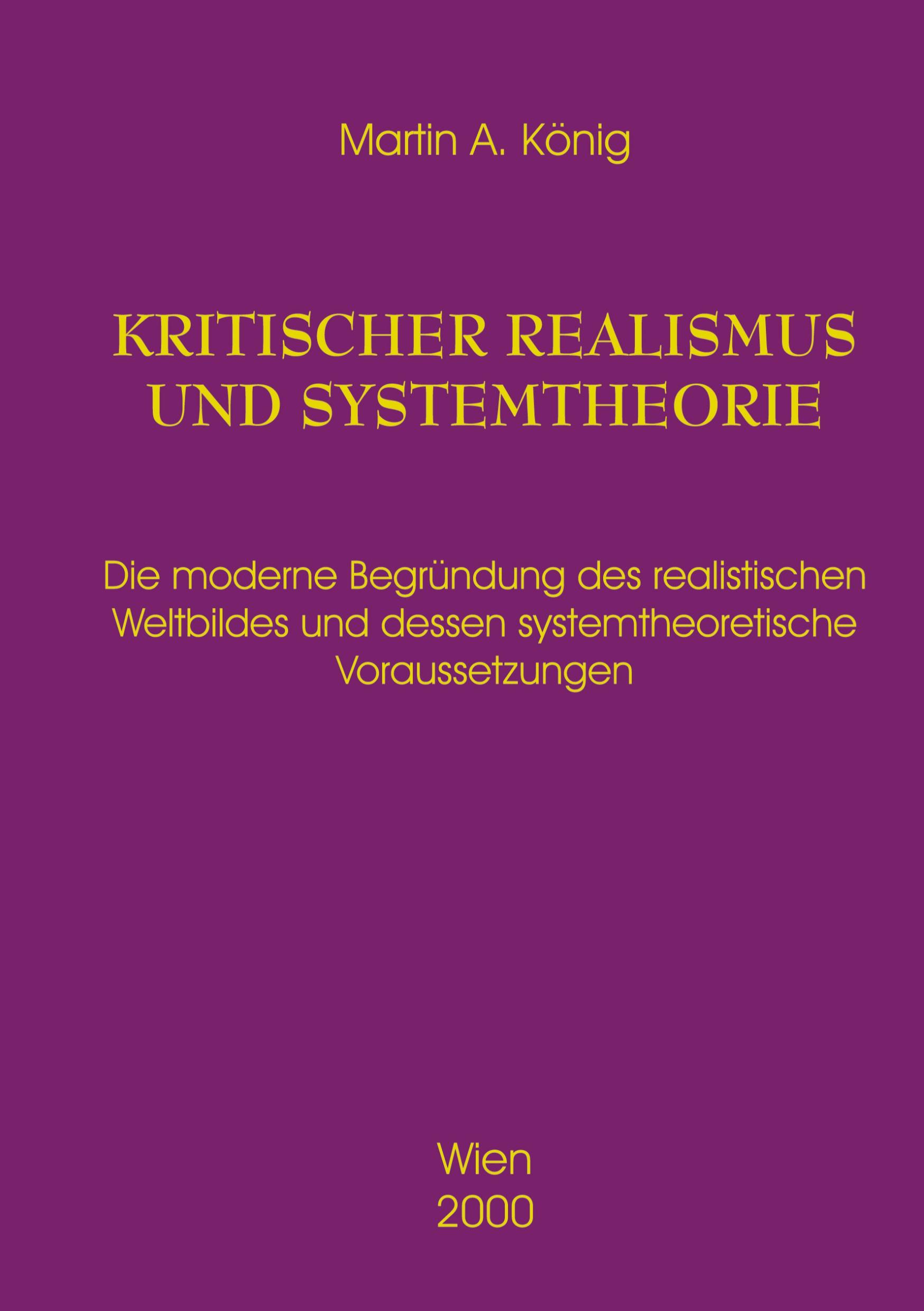 Vorderes Coverbild Kritischer Realismus und Systemtheorie 1.Auflage