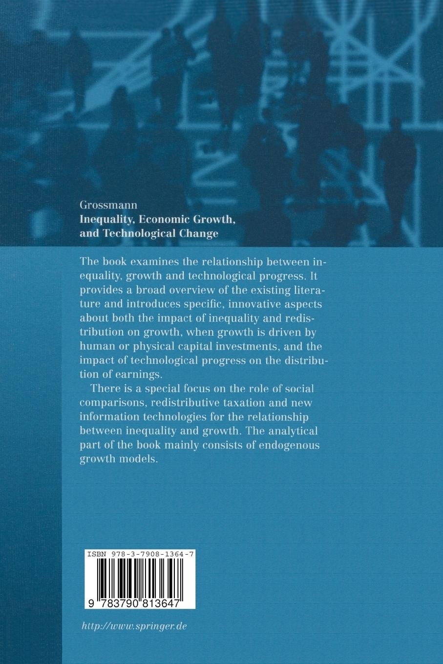 Rückseitencover Inequality, Economic Growth, and Technological Change