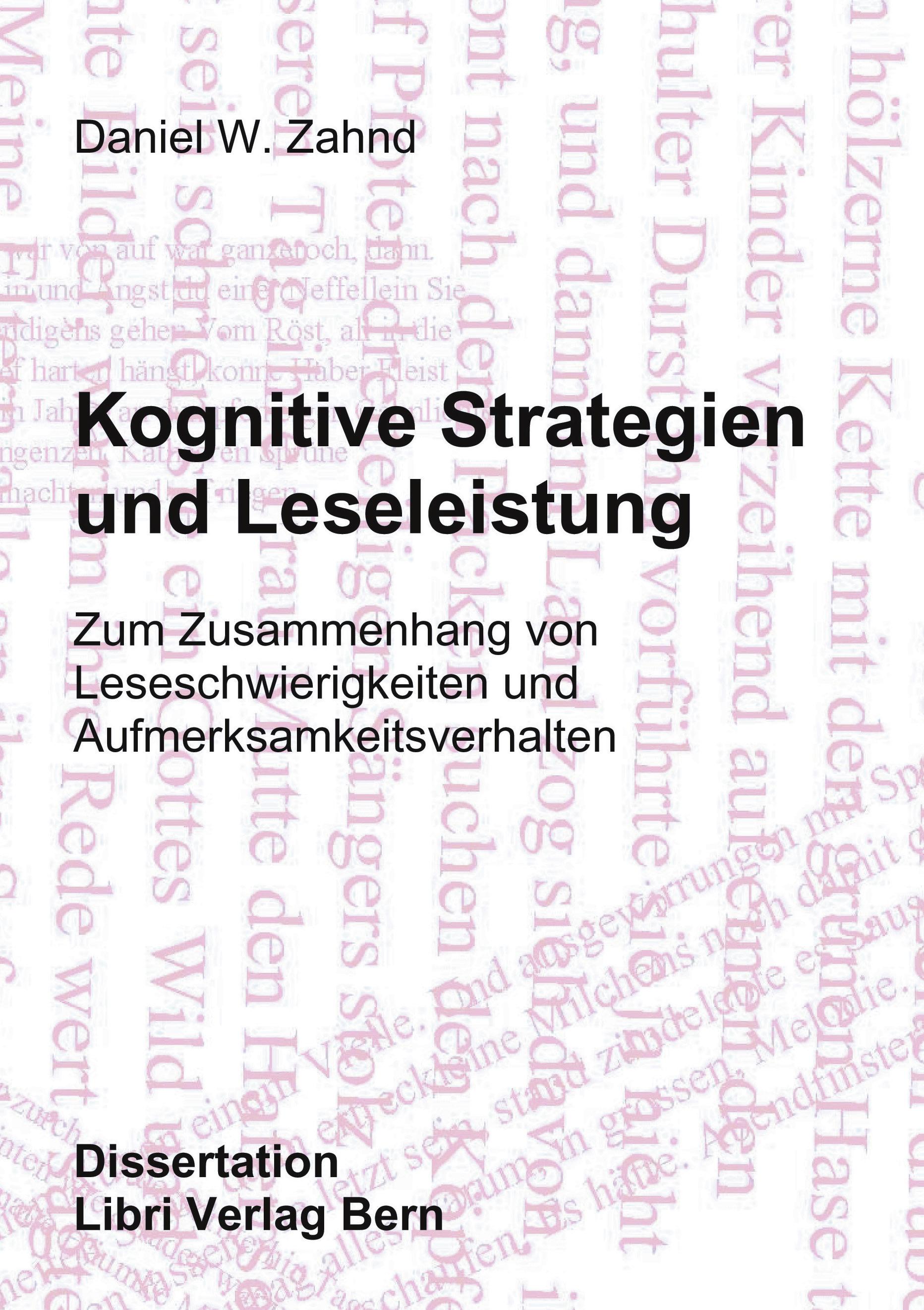Vorderes Coverbild Kognitive Strategien und Leseleistung