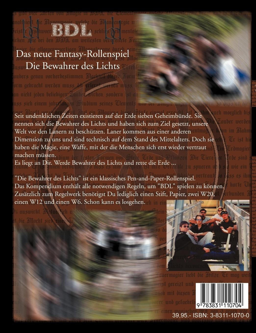 Rückseitencover Die Bewahrer des Lichts