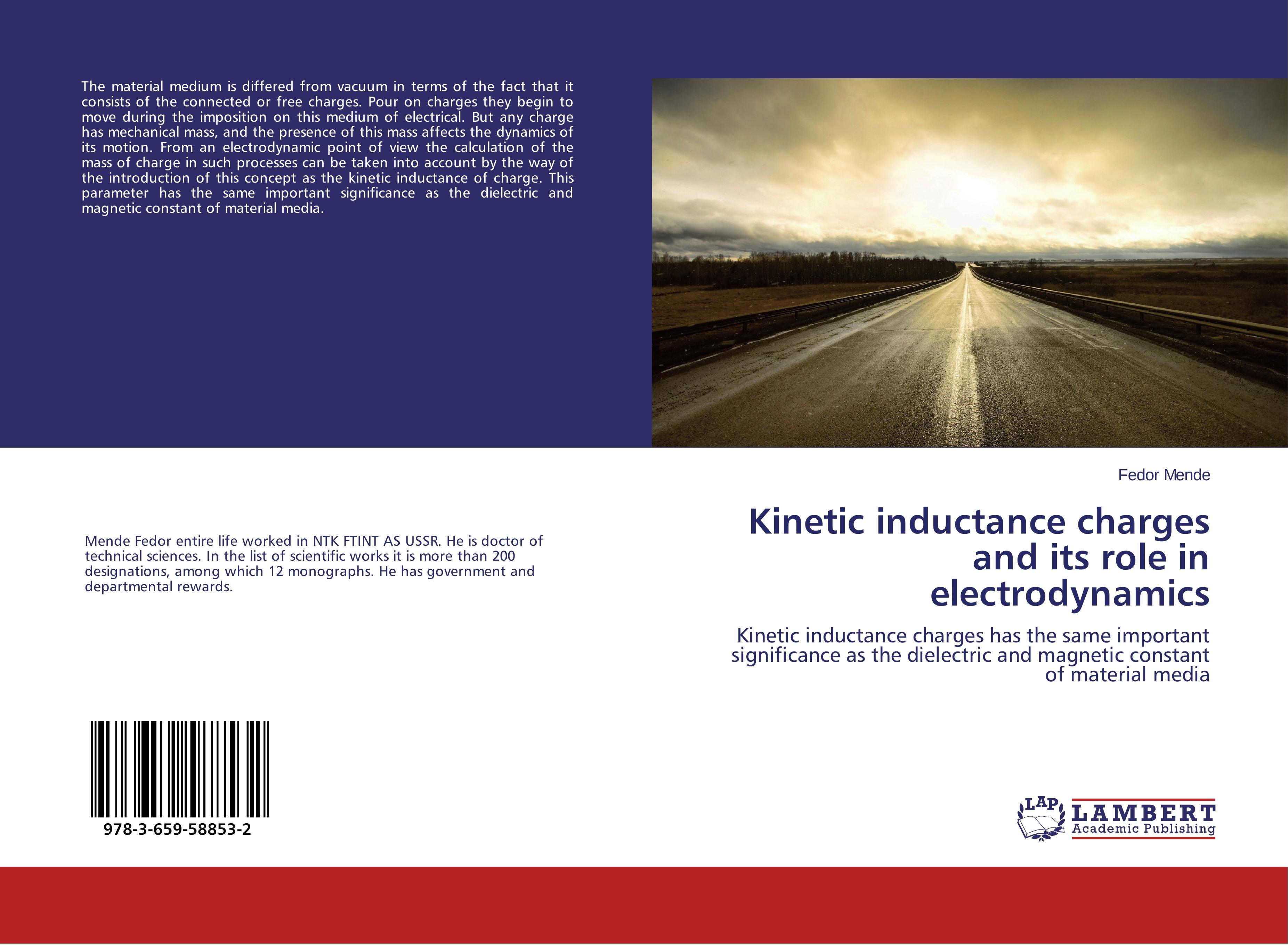 Vorderes Coverbild Kinetic inductance charges and its role in electrodynamics