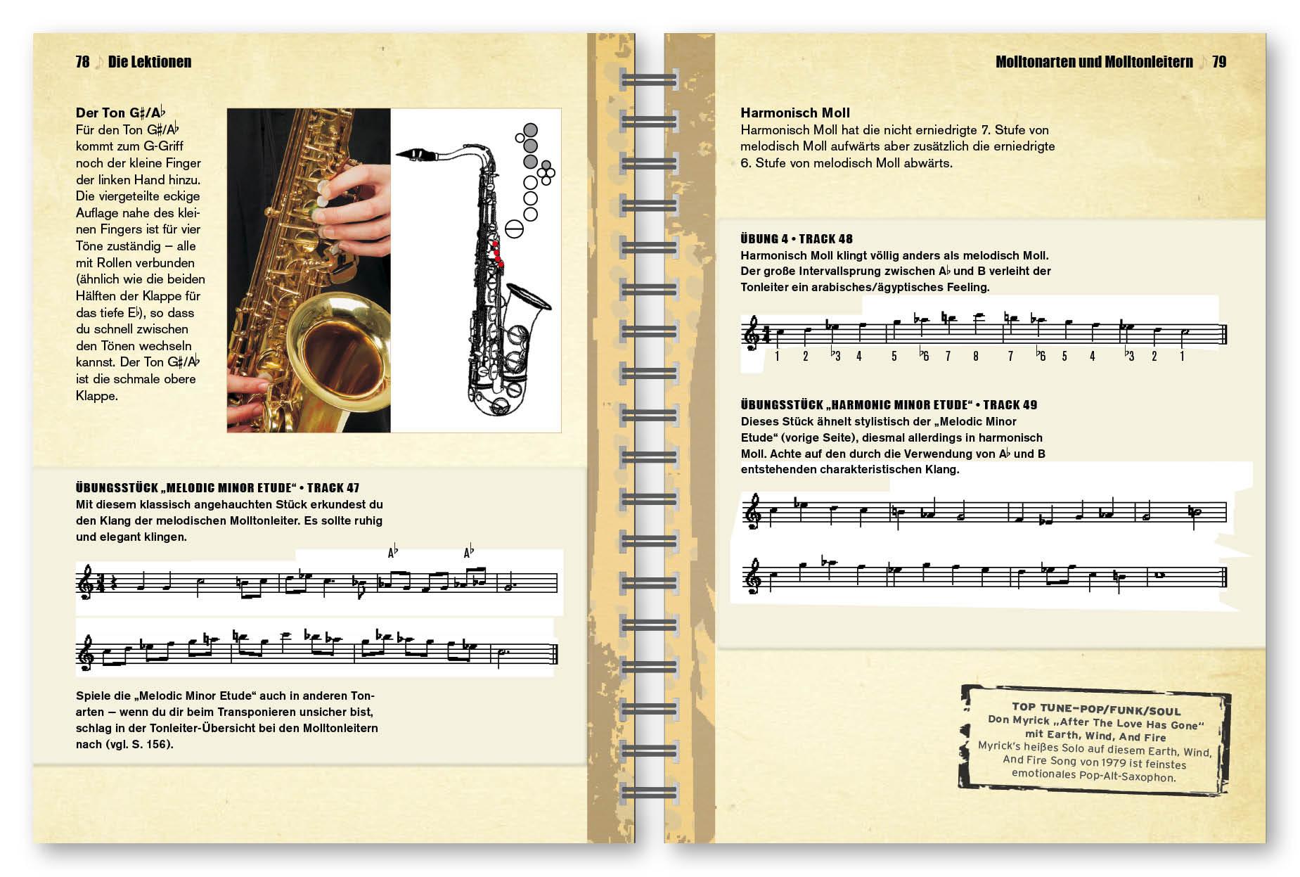 Beispielinhalt (Bild) Saxophon - Der Komplettkurs