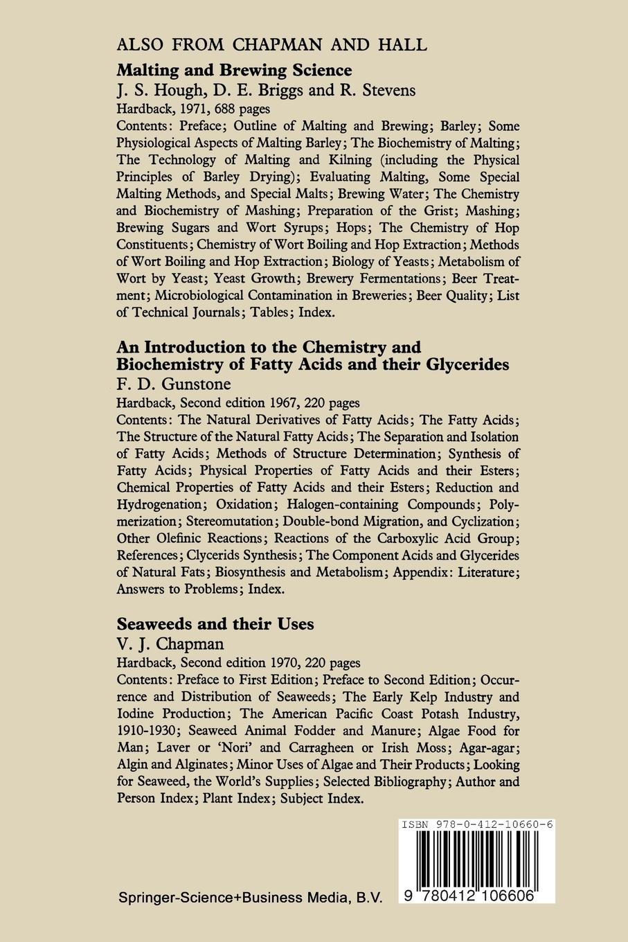 Rückseitencover Perfumes, Cosmetics and Soaps