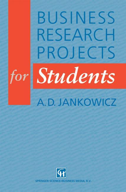 Vorderes Coverbild Business Research Projects for Students