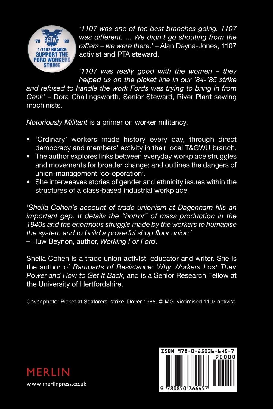 Rückseitencover Notoriously Militant