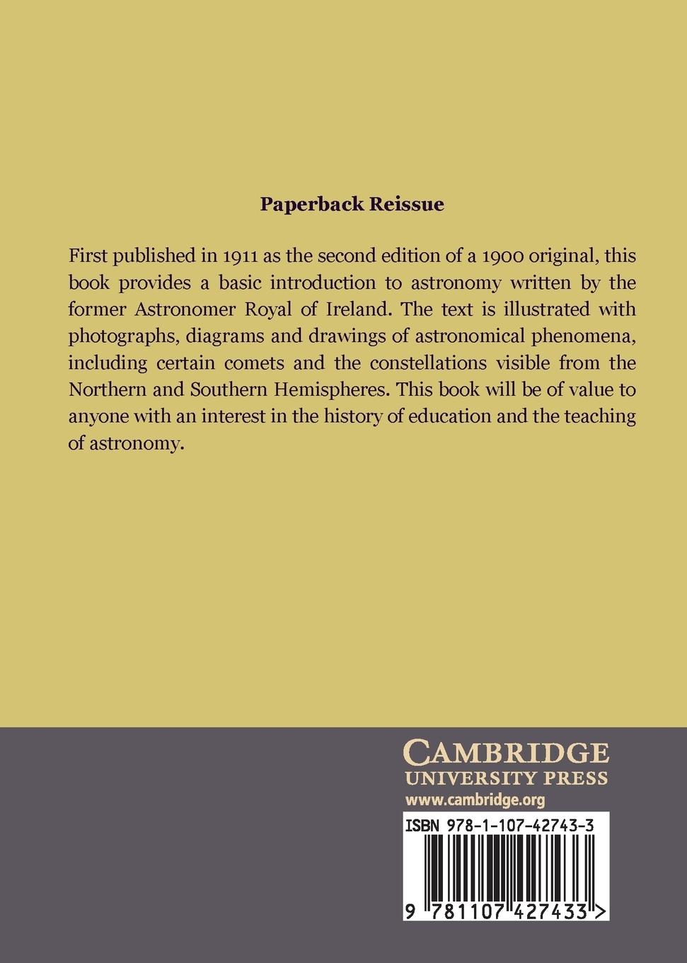 Rückseitencover A Primer of Astronomy