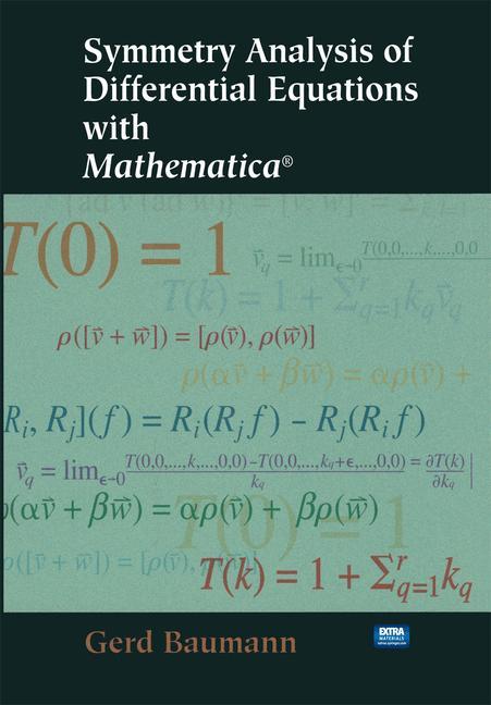 Vorderes Coverbild Symmetry Analysis of Differential Equations with Mathematica®
