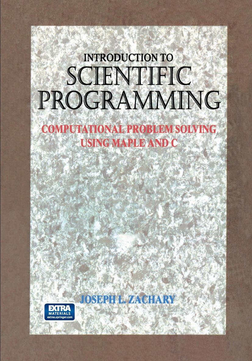 Vorderes Coverbild Introduction to Scientific Programming